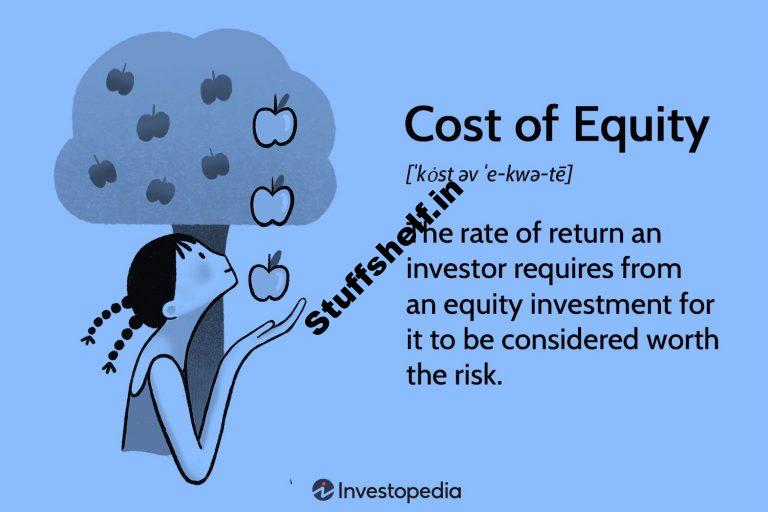 Cost of Equity Definition Formula and Example